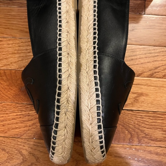 CHANEL Black Lambskin Espadrilles 39 - Picture 4 of 8